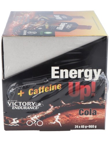 Victory Endurance Energy Up Gel +Cafeina Cola 24Ud de Weider