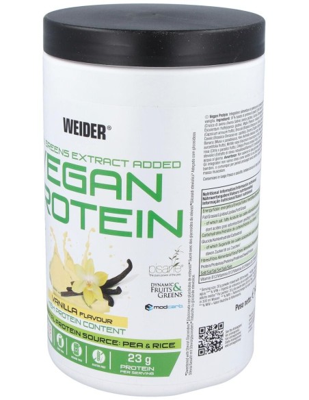 Weider Vegan Protein Vainilla 540Gr. de Weider