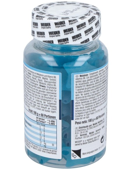 Weider Gummy Melatonina 60Gummies de Weider