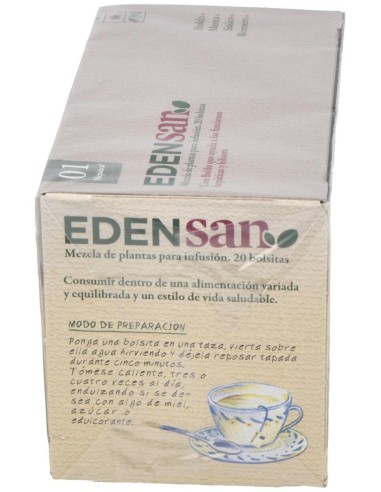 Edensan Hepático 01  Envase 20 Filtros(20 Infusiones) de Edensan®
