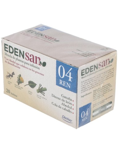 Edensan  Renal 04  Envase 20 Filtros(20 Infusiones) de Edensan®