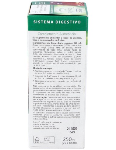 Fibra Plus Con Frutas  Envase 250 Ml(8-12 Días) de Dielisa®