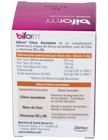 Biform Citrus Aurantium 60Cap. de Dietisa (Dielisa)