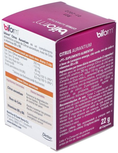 Biform Citrus Aurantium 60Cap. de Dietisa (Dielisa)