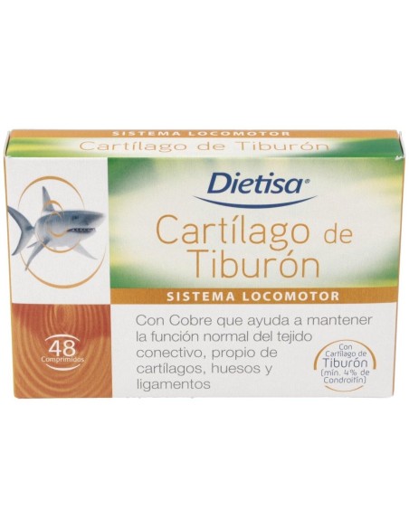 Cartílago De Tiburón   Envase 48 Comp.(16 Días) de Dielisa®