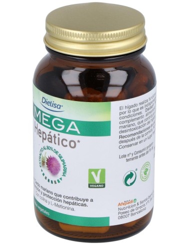 Mega Hepatico 60Cap. de Dietisa (Dielisa)