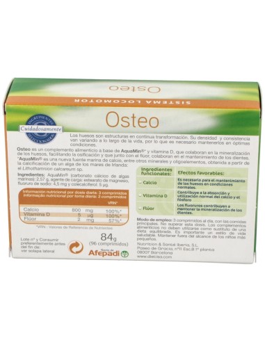 Osteo  Envase 96 Comp.(32 Días) de Dielisa®