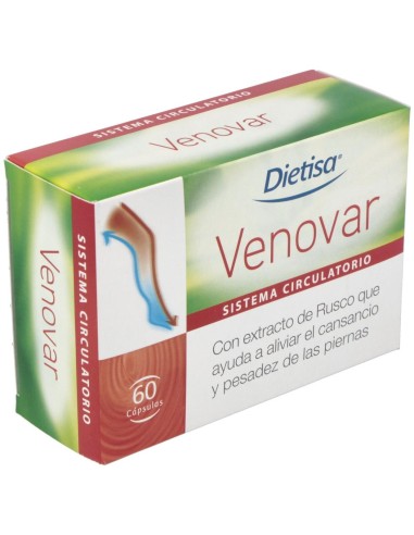 Dietkum Venovar Circulacion Piernas 60Cap. de Dietisa (Dielisa)