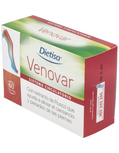Dietkum Venovar Circulacion Piernas 60Cap. de Dietisa (Dielisa)