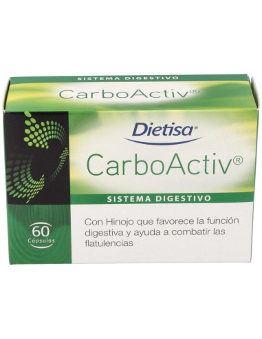 Carboactiv   Envase 60 Cápsulas(15 Días) de Dielisa®