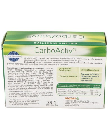 Carboactiv 60Cap. de Dietisa (Dielisa)