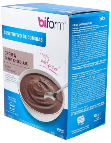 Crema Chocolate   Envase 6 Sobres(6 Comidas) de Biform®