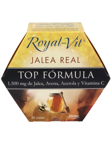 Royal-Vit Top Fórmula Envase Que Contiene 20 Viales de Royal-Vit®