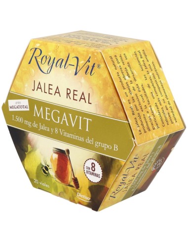 Royalvit Mega Vit Envase Que Contiene 20 Viales de Royal-Vit®