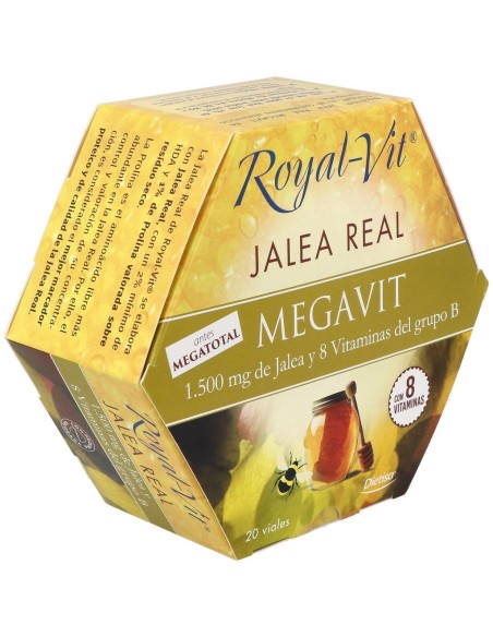Royalvit Mega Vit Envase Que Contiene 20 Viales de Royal-Vit®