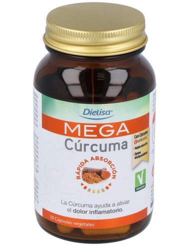Mega Curcuma 50Cap. de Dietisa (Dielisa)