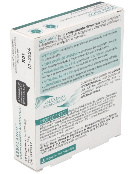 S3 Balance 30Cap. de Fdb