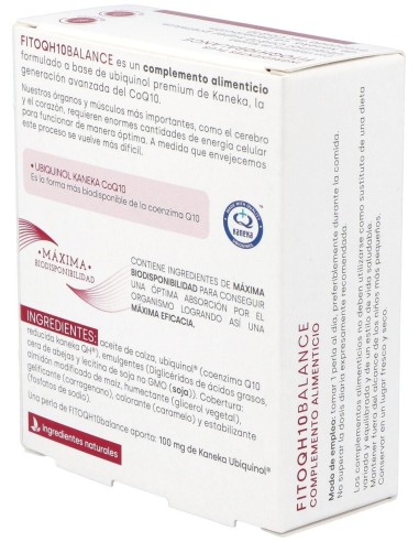 Fitoqh10 Balance Ubiquinol 60Cap. de Fdb