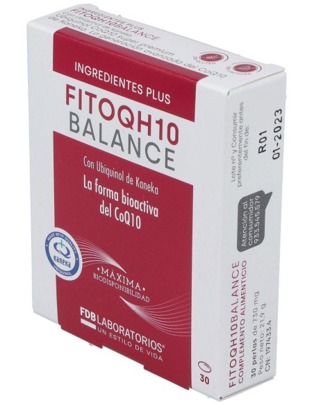 Fitoqh10 Balance Ubiquinol 30Cap. de Fdb