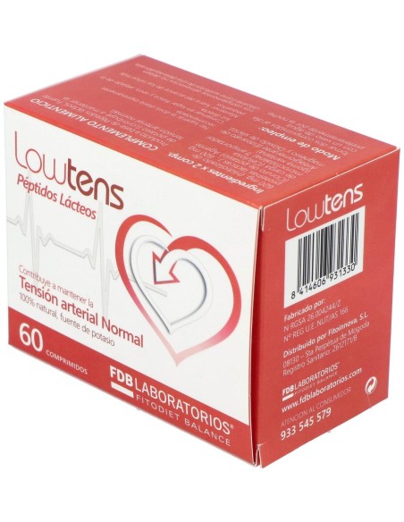 Lowtens Peptidos Lacticos 60Comp. de Fdb