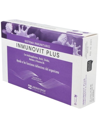 Inmuno-V Complex Inmunovit Plus 20 Viales de Fdb