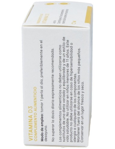 Vitamina D3 4000Ui 60Perlas de Fdb