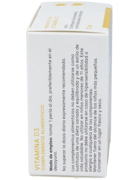 Vitamina D3 4000Ui 60Perlas de Fdb