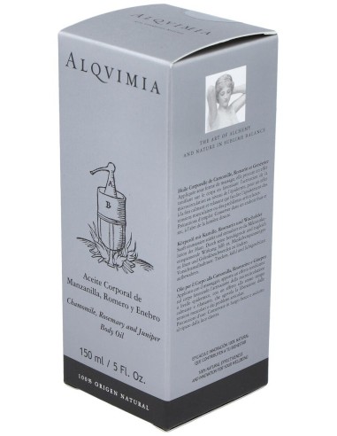 Aceite Corporal Manzanilla-Romeo-Enebro 150Ml. de Alqvimia
