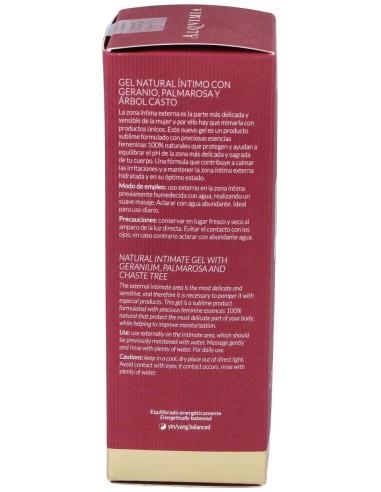 Gel Intimo Geranio-Palmarosa 100Ml. de Alqvimia
