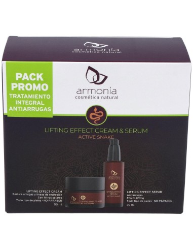 Pack Veneno Serpiente Crema+Serum Active Snake de Armonia