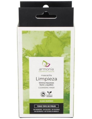 Mascarilla Facial Limpieza Algas 12Sbrs. de Armonia