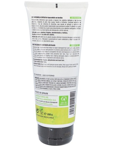 Mascarilla Capilar De Tepezcohuite 200Ml. de Armonia