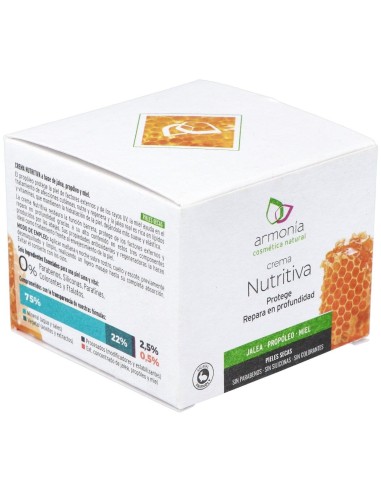 Crema Nutritiva Jalea Real-Propolis 50Ml. de Armonia