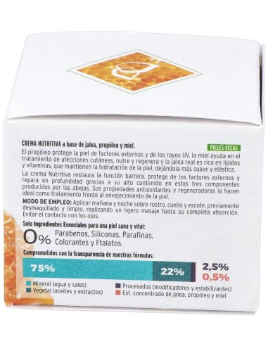 Crema Nutritiva Jalea Real-Propolis 50Ml. de Armonia