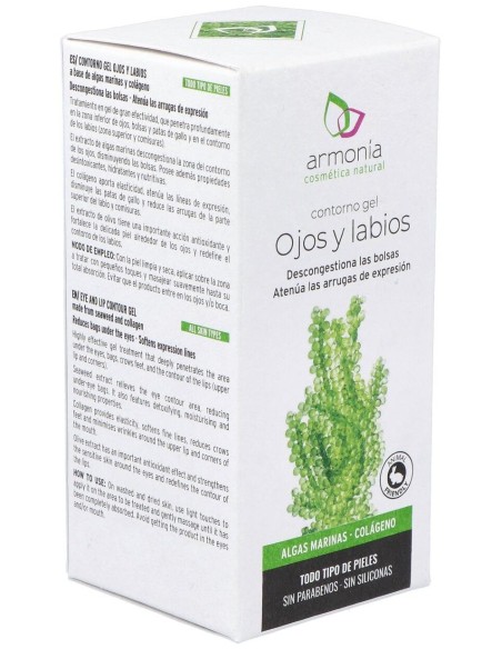 CONTORNO GEL DE OJOS Y LABIOS ALGAS de Armonia