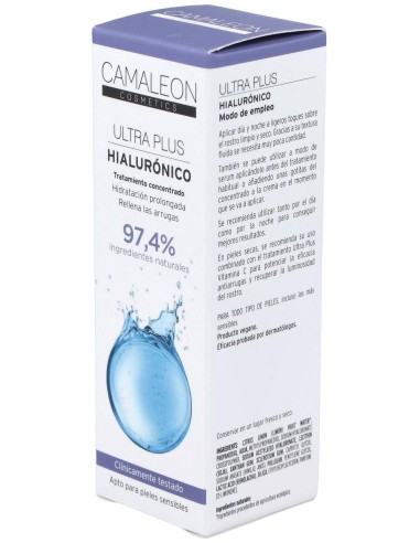 Ultra Pure Concentrado Hialuronico 15Ml. de Camaleon Cosmetics
