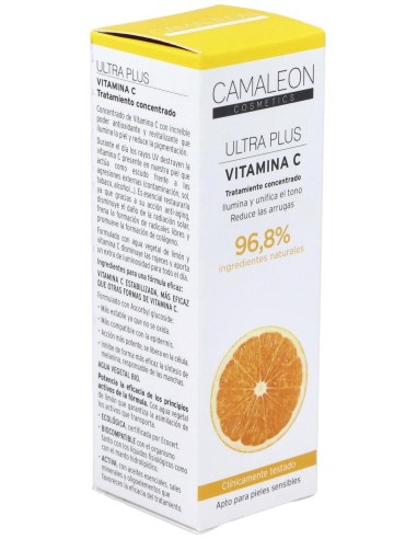 Ultra Pure Concentrado Vitamina C 15Ml. de Camaleon Cosmetics