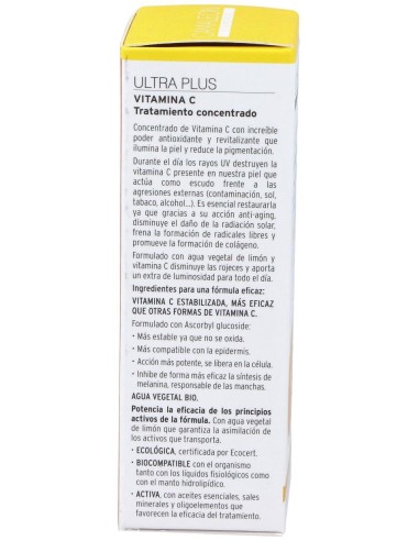 Ultra Pure Concentrado Vitamina C 15Ml. de Camaleon Cosmetics