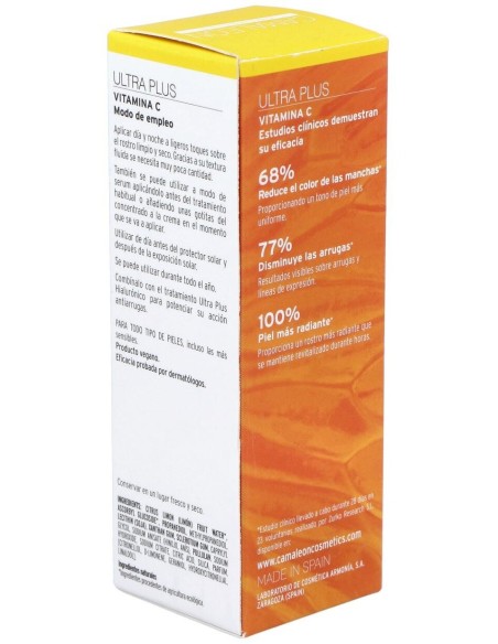 Ultra Pure Concentrado Vitamina C 15Ml. de Camaleon Cosmetics