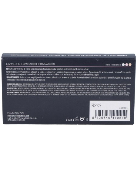 Paleta 3 Iluminadores  de Camaleon