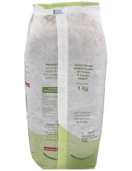 Azucar Moreno De Caña Integral Con Melaza 1Kg. de El Granero
