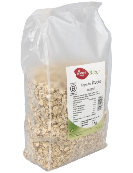 Copos De Avena Integrales 1Kg. de El Granero