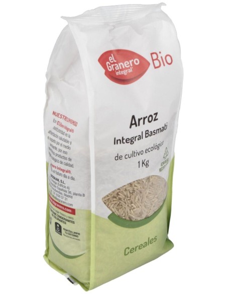 Arroz Integral Basmati Bio, 1 Kg de El Granero Integral