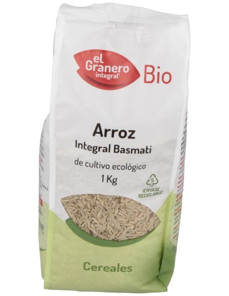 Arroz Integral Basmati Bio, 1 Kg de El Granero Integral