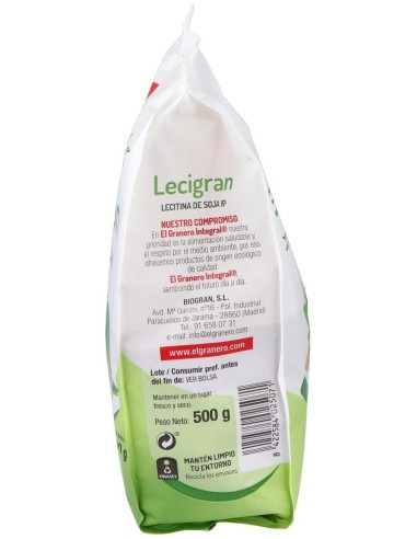 Lecitina De Soja Bolsa 500Gr. de El Granero