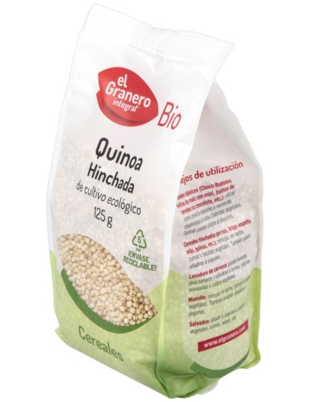 Quinoa Hinchada 125Gr. Bio de El Granero
