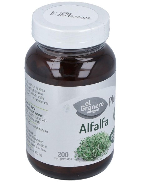 Alfalfa 400Mg. 200Comp. de El Granero