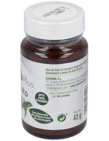 Uña De Gato Forte 400Mg. 100Comp. de El Granero