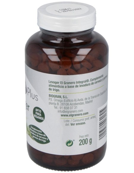 Levager Lev.Cerveza Y Germen Trigo 500Comp. de El Granero