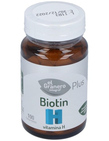 Biotin (Biotina Vit.H) 100Comp. de El Granero
